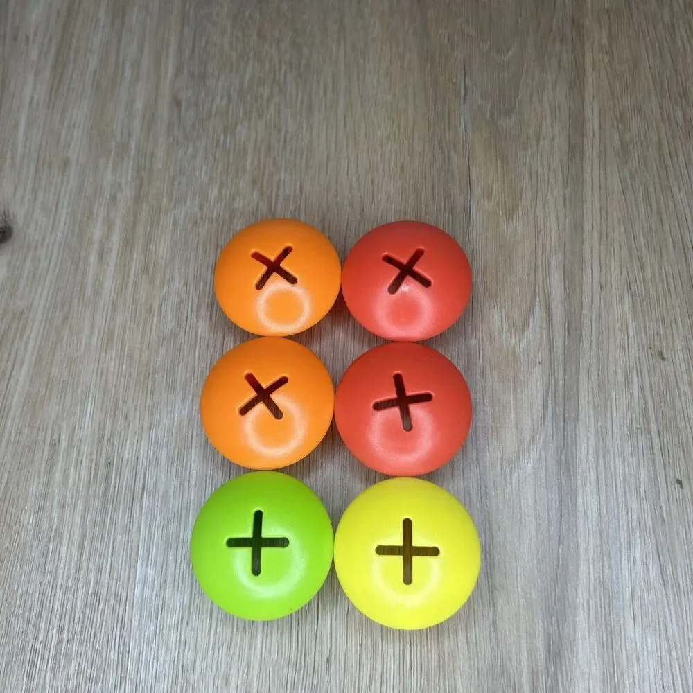 Lovevery Mosaic Button Board Replacement Parts Green Red Yellow Orange Lot 6